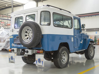 The FJ Company - 1973 Toyota Land Cruiser Blue FJ43 27466 - Before Restoration